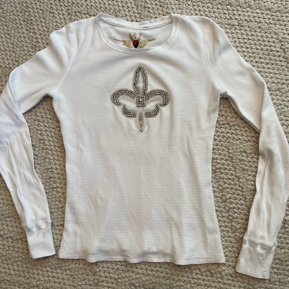 Twisted heart long sleeve